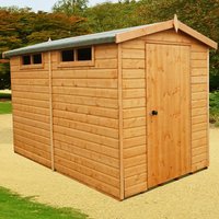 8′ x 10′ Shire Premium Security Apex Wooden Garden Shed (2.39m x 2.99m) 8′ x 10′ Shire Premium Security Apex Wooden Garden Shed (2.39m x 2.99m)