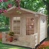 Shire Maulden 2.1m x 2.9m Log Cabin Summerhouse (19mm) Shire Maulden 2.1m x 2.9m Log Cabin Summerhouse (19mm)