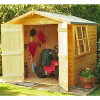 6’9 x 6’6 Shire Alderney Double Door Wooden Garden Shed (2.05m x 1.98m) 6’9 x 6’6 Shire Alderney Double Door Wooden Garden Shed (2.05m x 1.98m)