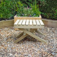 Forest Slatted Wooden Garden Table 1’9 x 1’8 (0.54m x 0.50m) Forest Slatted Wooden Garden Table 1’9 x 1’8 (0.54m x 0.50m)
