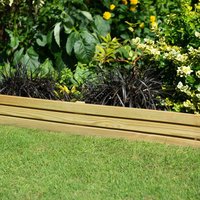 Forest Slatted Edging 1.2m (3 Pack) Forest Slatted Edging 1.2m (3 Pack)