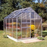 6’x8′ Halls Aluminium Frame Polycarbonate Greenhouse (1.92×2.56m) 6’x8′ Halls Aluminium Frame Polycarbonate Greenhouse (1.92×2.56m)