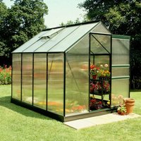 6’x8′ Halls Green Frame Polycarbonate Greenhouse (1.92×2.56m) 6’x8′ Halls Green Frame Polycarbonate Greenhouse (1.92×2.56m)
