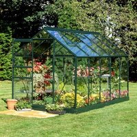 6’4 x 10’6 Green Frame Halls Popular 106 Greenhouse (1.93 x 3.19m) 6’4 x 10’6 Green Frame Halls Popular 106 Greenhouse (1.93 x 3.19m)