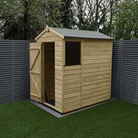 6′ x 4′ Forest Beckwood 25yr Guarantee Shiplap Pressure Treated Apex Wooden Shed (1.88m x 1.34m) 6′ x 4′ Forest Beckwood 25yr Guarantee Shiplap Pressure Treated Apex Wooden Shed (1.88m x 1.34m)