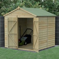 7′ x 7′ Forest Beckwood 25yr Guarantee Shiplap Pressure Treated Windowless Double Door Apex Wooden Shed (2.28m x 2.12m) 7′ x 7′ Forest Beckwood 25yr Guarantee Shiplap Pressure Treated Windowless Double Door Apex Wooden Shed (2.28m x 2.12m)