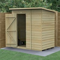 6′ x 4′ Forest Beckwood 25yr Guarantee Shiplap Pressure Treated Windowless Pent Wooden Shed (1.98m x 1.4m) 6′ x 4′ Forest Beckwood 25yr Guarantee Shiplap Pressure Treated Windowless Pent Wooden Shed (1.98m x 1.4m)