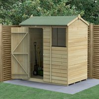 6′ x 4′ Forest Beckwood 25yr Guarantee Shiplap Pressure Treated Reverse Apex Wooden Shed (1.88m x 1.34m) 6′ x 4′ Forest Beckwood 25yr Guarantee Shiplap Pressure Treated Reverse Apex Wooden Shed (1.88m x 1.34m)