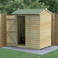 6′ x 4′ Forest Beckwood 25yr Guarantee Shiplap Pressure Treated Windowless Reverse Apex Wooden Shed (1.88m x 1.34m) 6′ x 4′ Forest Beckwood 25yr Guarantee Shiplap Pressure Treated Windowless Reverse Apex Wooden Shed (1.88m x 1.34m)