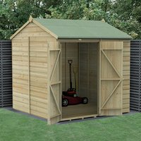 7′ x 7′ Forest Beckwood 25yr Guarantee Shiplap Pressure Treated Windowless Double Door Reverse Apex Wooden Shed (2.28m x 2.12m) 7′ x 7′ Forest Beckwood 25yr Guarantee Shiplap Pressure Treated Windowless Double Door Reverse Apex Wooden Shed (2.28m x 2.12m)