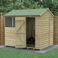 8′ x 6′ Forest Beckwood 25yr Guarantee Shiplap Pressure Treated Reverse Apex Wooden Shed (2.42m x 1.99m) 8′ x 6′ Forest Beckwood 25yr Guarantee Shiplap Pressure Treated Reverse Apex Wooden Shed (2.42m x 1.99m)
