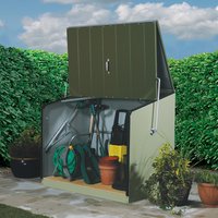 4’6 x 2’11 (1.38×0.89m) Trimetals Green Stowaway Garden Metal Storage Unit 4’6 x 2’11 (1.38×0.89m) Trimetals Green Stowaway Garden Metal Storage Unit