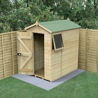 6′ x 4′ Forest Timberdale 25yr Guarantee Tongue & Groove Pressure Treated Apex Shed (1.93m x 1.37m) 6′ x 4′ Forest Timberdale 25yr Guarantee Tongue & Groove Pressure Treated Apex Shed (1.93m x 1.37m)