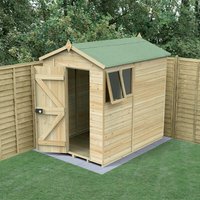 7′ x 5′ Forest Timberdale 25yr Guarantee Tongue & Groove Pressure Treated Apex Shed (2.23m x 1.67m) 7′ x 5′ Forest Timberdale 25yr Guarantee Tongue & Groove Pressure Treated Apex Shed (2.23m x 1.67m)