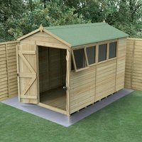 10′ x 6′ Forest Timberdale 25yr Guarantee Tongue & Groove Pressure Treated Double Door Apex Shed (3.05m x 2.03m) 10′ x 6′ Forest Timberdale 25yr Guarantee Tongue & Groove Pressure Treated Double Door Apex Shed (3.05m x 2.03m)