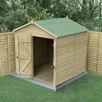 7′ x 7′ Forest Timberdale 25yr Guarantee Tongue & Groove Pressure Treated Windowless Double Door Apex Shed (2.33m x 2.17m) 7′ x 7′ Forest Timberdale 25yr Guarantee Tongue & Groove Pressure Treated Windowless Double Door Apex Shed (2.33m x 2.17m)
