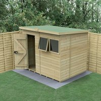 8′ x 6′ Forest Timberdale 25yr Guarantee Tongue & Groove Pressure Treated Pent Shed (2.48m x 2.02m) 8′ x 6′ Forest Timberdale 25yr Guarantee Tongue & Groove Pressure Treated Pent Shed (2.48m x 2.02m)