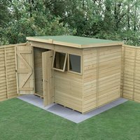 8′ x 6′ Forest Timberdale 25yr Guarantee Tongue & Groove Pressure Treated Double Door Pent Shed (2.48m x 2.02m) 8′ x 6′ Forest Timberdale 25yr Guarantee Tongue & Groove Pressure Treated Double Door Pent Shed (2.48m x 2.02m)