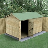 12′ x 8′ Forest Timberdale 25yr Guarantee Tongue & Groove Pressure Treated Windowless Double Door Reverse Apex Shed (3.64m x 2.61m) 12′ x 8′ Forest Timberdale 25yr Guarantee Tongue & Groove Pressure Treated Windowless Double Door Reverse Apex Shed (3.64m x 2.61m)