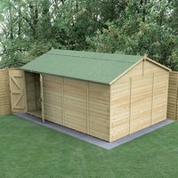 15′ x 10′ Forest Timberdale 25yr Guarantee Tongue & Groove Pressure Treated Windowless Double Door Reverse Apex Shed (4.53m x 3.21m) 15′ x 10′ Forest Timberdale 25yr Guarantee Tongue & Groove Pressure Treated Windowless Double Door Reverse Apex Shed (4.53m x 3.21m)