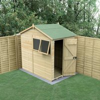 7′ x 5′ Forest Timberdale 25yr Guarantee Tongue & Groove Pressure Treated Reverse Apex Shed (2.33m x 1.58m) 7′ x 5′ Forest Timberdale 25yr Guarantee Tongue & Groove Pressure Treated Reverse Apex Shed (2.33m x 1.58m)