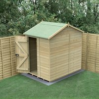 7′ x 5′ Forest Timberdale 25yr Guarantee Tongue & Groove Pressure Treated Windowless Reverse Apex Shed (2.33m x 1.58m) 7′ x 5′ Forest Timberdale 25yr Guarantee Tongue & Groove Pressure Treated Windowless Reverse Apex Shed (2.33m x 1.58m)