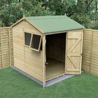 7′ x 7′ Forest Timberdale 25yr Guarantee Tongue & Groove Pressure Treated Double Door Reverse Apex Shed (2.17m x 2.33m) 7′ x 7′ Forest Timberdale 25yr Guarantee Tongue & Groove Pressure Treated Double Door Reverse Apex Shed (2.17m x 2.33m)