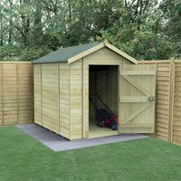 8′ x 6′ Forest Timberdale 25yr Guarantee Tongue & Groove Pressure Treated Windowless Apex Shed (2.5m x 1.98m) 8′ x 6′ Forest Timberdale 25yr Guarantee Tongue & Groove Pressure Treated Windowless Apex Shed (2.5m x 1.98m)
