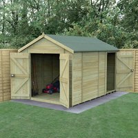 12′ x 8′ Forest Timberdale 25yr Guarantee Tongue & Groove Pressure Treated Windowless Double Door Combination Apex Shed (3.65m x 2.52m) 12′ x 8′ Forest Timberdale 25yr Guarantee Tongue & Groove Pressure Treated Windowless Double Door Combination Apex Shed (3.65m x 2.52m)