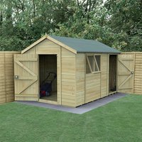 12′ x 8′ Forest Timberdale 25yr Guarantee Tongue & Groove Pressure Treated Combination Apex Shed (3.65m x 2.52m) 12′ x 8′ Forest Timberdale 25yr Guarantee Tongue & Groove Pressure Treated Combination Apex Shed (3.65m x 2.52m)