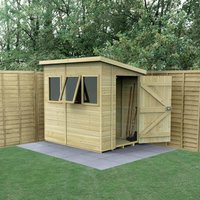 7′ x 5′ Forest Timberdale 25yr Guarantee Tongue & Groove Pressure Treated Pent Shed â 3 Windows (2.24m x 1.70m) 7′ x 5′ Forest Timberdale 25yr Guarantee Tongue & Groove Pressure Treated Pent Shed â 3 Windows (2.24m x 1.70m)