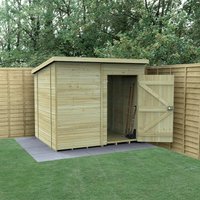 8′ x 6′ Forest Timberdale 25yr Guarantee Tongue & Groove Pressure Treated Windowless Pent Shed (2.5m x 2.02m) 8′ x 6′ Forest Timberdale 25yr Guarantee Tongue & Groove Pressure Treated Windowless Pent Shed (2.5m x 2.02m)