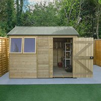 10′ x 6′ Forest Timberdale 25yr Guarantee Tongue & Groove Pressure Treated Reverse Apex Shed (3.06m x 1.98m) 10′ x 6′ Forest Timberdale 25yr Guarantee Tongue & Groove Pressure Treated Reverse Apex Shed (3.06m x 1.98m)