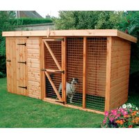10′ x 4′ Traditional Pent Wooden Dog Kennel 6′ Run – Pet House (3.05×1.22m) 10′ x 4′ Traditional Pent Wooden Dog Kennel 6′ Run – Pet House (3.05×1.22m)