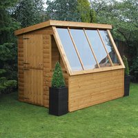 10′ x 6′ Traditional Shiplap Wooden Garden Potting Shed with 6′ Gable (3.05m x 1.83m) 10′ x 6′ Traditional Shiplap Wooden Garden Potting Shed with 6′ Gable (3.05m x 1.83m)