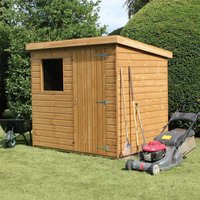 10′ x 8′ Traditional Standard Shiplap Pent Wooden Garden Shed (3.05m x 2.44m) 10′ x 8′ Traditional Standard Shiplap Pent Wooden Garden Shed (3.05m x 2.44m)