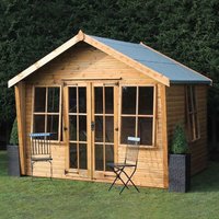 12′ x 10′ Traditional Wychwood Wooden Summer House 12′ x 10′ Traditional Wychwood Wooden Summer House