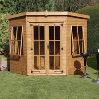 6′ x 6′ Traditional Stowe Corner Wooden Summer House 6′ x 6′ Traditional Stowe Corner Wooden Summer House