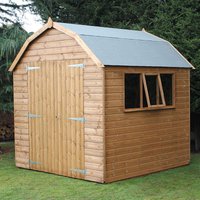 12′ x 8′ Traditional Shiplap Dutch Barn Heavy Duty Wooden Garden Shed (3.66m x 2.44m) 12′ x 8′ Traditional Shiplap Dutch Barn Heavy Duty Wooden Garden Shed (3.66m x 2.44m)