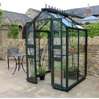 4′ x 4′ Halls Cotswold Birdlip Small Greenhouse in Green with Toughened Glass (1.47m x 1.32m) 4′ x 4′ Halls Cotswold Birdlip Small Greenhouse in Green with Toughened Glass (1.47m x 1.32m)