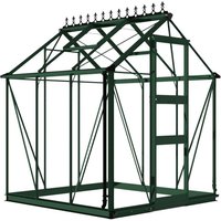 6′ x 6′ Halls Cotswold Burford Small Greenhouse in Green with Toughened Glass (1.94m x 1.94m) 6′ x 6′ Halls Cotswold Burford Small Greenhouse in Green with Toughened Glass (1.94m x 1.94m)