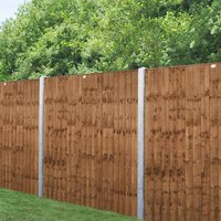 Forest 6′ x 6′ Brown Pressure Treated Vertical Closeboard Fence Panel (1.83m x 1.85m) Forest 6′ x 6′ Brown Pressure Treated Vertical Closeboard Fence Panel (1.83m x 1.85m)