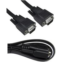 10m Flat VGA Cable Male to Male Fully Wired Super Thin