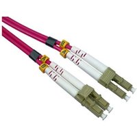 15m OM4 Erika Violet Fibre Optic Network Cable LC-LC 50/125