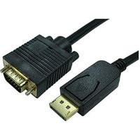 2m Displayport Male To VGA Male Cable