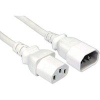 C13 to C14 Power Extension Cable 5m White