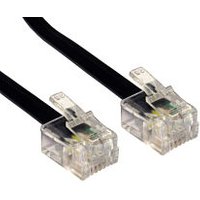 30m ADSL Modem Cable RJ11 Black