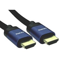0.5m 8k HDMI Cable - HDMI 2.1 48gbs Blue Connectors 8k 60Hz