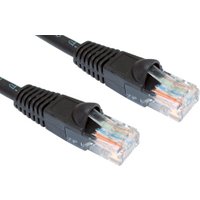 15m Black Ethernet Cable Snagless CAT6 UTP Network Cable