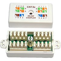 CAT5e Punchdown Krone Coupler White